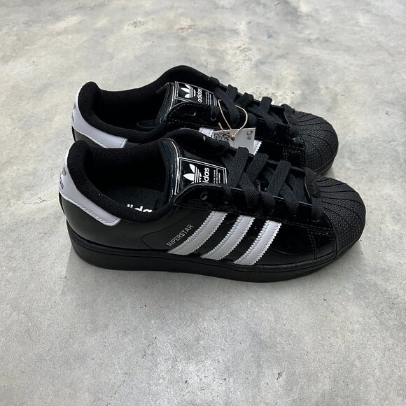 Adidas Originals Men's Superstar II Core Black White JR7313 - New - Picture 4 of 7